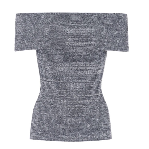 Ganni Vermont Off the Shoulder Top NWT - Picture 12 of 12